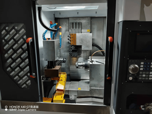 เตียงหมุน <span class=keywords><strong>CNC</strong></span> แกนหมุนคู่ไทเทเนียมความเร็วสูงเตียงเอียงความแม่นยำสูงเตียงเอียงสำหรับงานหนักควบคุมพัดลม - Product Image 3