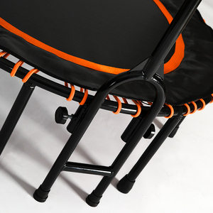 Trampoline d'intérieur pliable de 45 pouces, directement de l'usine, avec main courante en <span class=keywords><strong>mousse</strong></span> réglable, couleur personnalisée, mini rebondisseur pour la maison - Product Image 2