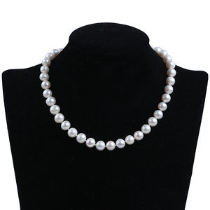 Zhuji Wholesale Luxury Design 9-10mm Natural White Potato <span class=keywords><strong>vera</strong></span> <span class=keywords><strong>collana</strong></span> di perle d'acqua dolce in vendita - Product Image 3