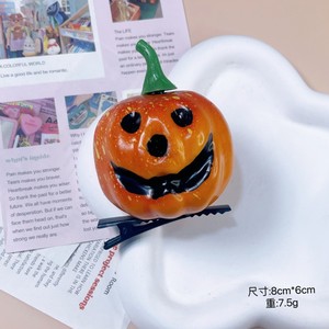 กิ๊บติดผมรูปฟักทองยิ้ม 6.5 ซม. กิ๊บปากเป็ด ที่คาดผมการ์ตูนฮาโลวีน - Product Image 3