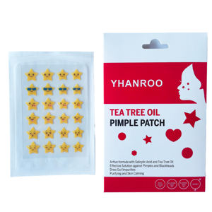 Parches de Tratamiento para el Acné y las Espinillas, Divertidos, con Diseño de Estrella, Hidrocoloides, con Ácido Salicílico, 24 Parches para Todo Tipo de Piel - Product Image 1