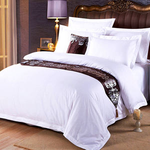 4Pcs 100% Sang Trọng Ai Cập Cotton 250TC Bộ Đồ Giường Kiểm Tra Jacquard Duvet Cover <span class=keywords><strong>Set</strong></span> - Product Image 3