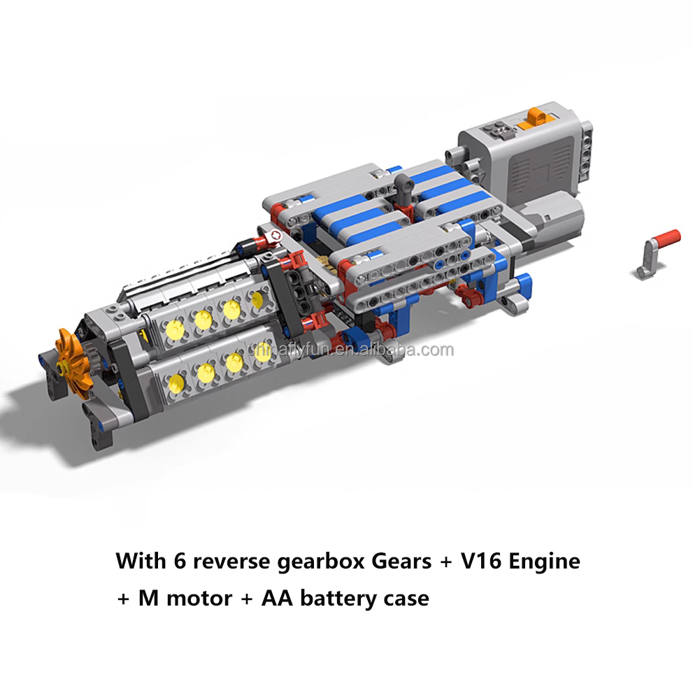 #4 con caja de cambios de 6 marchas inversas, motor V16 T1009