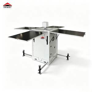 Tour de panneaux solaires mobiles étanche avec 4 panneaux solaires de 350W pour chantier de construction et parking extérieur - Product Image 4