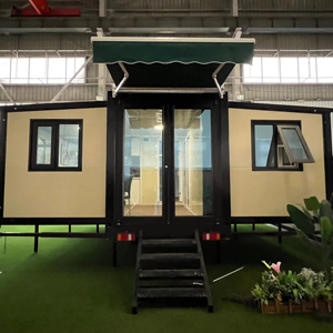 Casa Contenedor Modular Prefabricada de Acero de 40 pies, Desmontable, <span class=keywords><strong>Edificio</strong></span> de Apartamentos Conveniente - Product Image 1