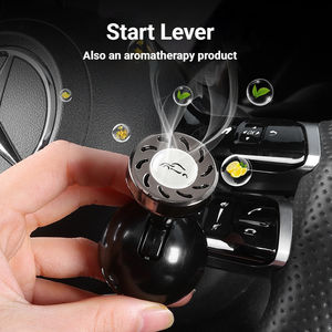 Aikun – Levier de démarrage à un bouton en alliage massif, couvercle décoratif d'aromathérapie, modification de voiture, boule de joystick naturelle - Product Image 4