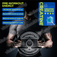 Vitahealthy OEM/ODM Supplément de sucette en créatine Croissance musculaire Marque privée Max Stregth Créatine Monohydrate Sucette