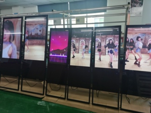 Có thể gập lại Áp phích kỹ thuật số 43 inch <span class=keywords><strong>LCD</strong></span> xách tay kỹ thuật số biển bảng menu cho quán cà phê - Product Image 6