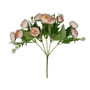 Букет роз 9 головок искусственная Шелковая Роза цветок банкет украшение дома - Product Image 2