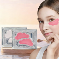 Masque pour les yeux en feuille de collagène en forme de nuage avec vitamine C et matrice de gel pour l'hydratation et la réduction des rides