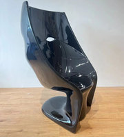Exposition commerciale sur mesure Masque de théâtre classique Fauteuil design moderne en fibre de verre Nemo Face Chair Sculpture