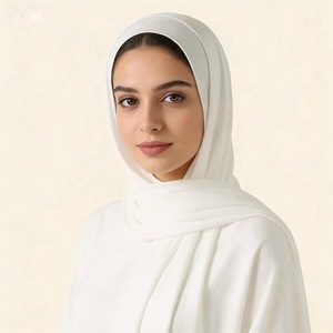 <span class=keywords><strong>Turbante</strong></span> de Color Sólido para Mujer, Transpirable, de Algodón Mercerizado, Popular en el Medio Oriente, Árabe, Sudeste Asiático, Venta Caliente Transfronteriza - Product Image 4