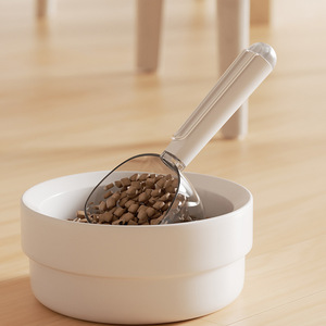 Dispensador de Comida para Gatos de Plástico Transparente Sellado y Grueso, Cuchara para Mascotas, Gran Capacidad, Suministros para Perros y Gatos - Product Image 3