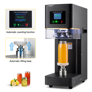 Machine de scellage automatique commerciale pour canettes PET/Aluminium, équipement multifonctionnel de mise en conserve de boissons par thermoscellage - Product Image 2