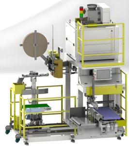 <span class=keywords><strong>Machine</strong></span> d'emballage automatique d'ensachage 10kg ~ 50kg <span class=keywords><strong>Machine</strong></span> d'emballage entièrement automatique de granulés d'alimentation d'engrais