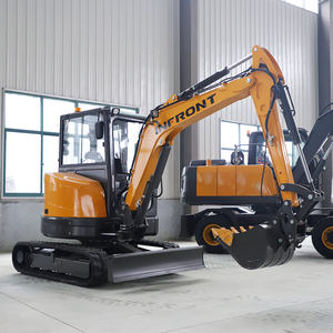 จัดส่งฟรี3.5Ton 3Ton หน้าเครื่องยนต์ Kubota รถขุดตีนตะขาบเครื่องขุดไฮดรอลิกรถขุดขนาดเล็ก EPA ใช้ในบ้าน - Product Image 2