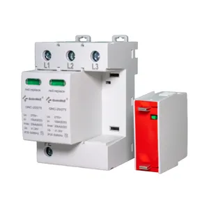 GuardWell penjualan GNC-20-275-3P daya CE pelindung lonjakan tipe 2 AC SPD 10-20KA 3 tiang 275V perangkat perlindungan lonjakan Inverter