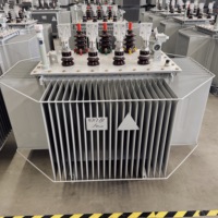 Transformateur immergé dans l'huile triphasé 30kVA 50kVA 100kVA 250kVA 400kVA 10kV 11kV pour équipement industriel (S11/S13) transformateur moyenne et haute tension