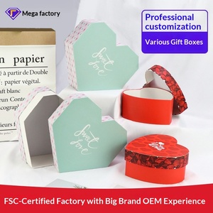 Boîte cadeau en carton personnalisée en forme de cœur Advanced Sense pour l'emballage de cosmétiques et de bijoux Alien, pour la Saint-Valentin - Product Image 4