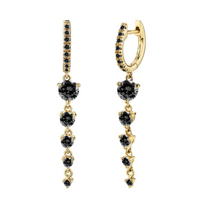 Pendientes <span class=keywords><strong>de</strong></span> latón con borlas, estilo europeo-americano, geométricos, distintivos, largos, casuales/deportivos, para mujer, sencillos, color blanco. - Product Image 5