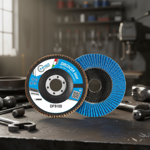 Disque à lamelles classique Fervi Zircocer 115 mm, disque abrasif sans fer pour le ponçage du métal - Product Image 2