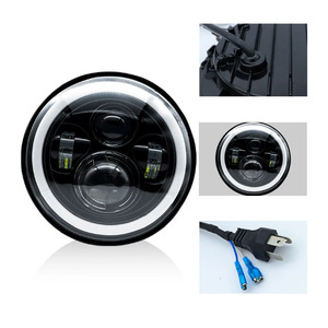 TCYATO Phares Angel Eye à 4 billes de 7 pouces les plus vendus <span class=keywords><strong>pour</strong></span> motos et véhicules tout-terrain, lumières <span class=keywords><strong>LED</strong></span> <span class=keywords><strong>pour</strong></span> <span class=keywords><strong>moto</strong></span> - Product Image 4