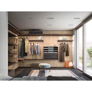 Système <span class=keywords><strong>d</strong></span>'étagères de placard de vente chaude style italien Armoires modulaires de plain-pied pour les chambres, les études, les entrées et les couloirs - Product Image 1