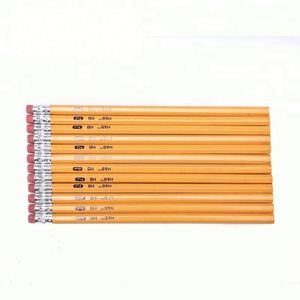 Crayon noir HB en bois de haute qualité avec gomme, fabriqué par un fabricant avec 24 ans d'expérience, pour le bureau et l'école - Product Image 2