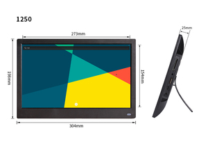 Pantalla Publicitaria HD con Sistema Android, Compatible con la Instalación de Aplicaciones, Reproducción de Video, PDF, PPT, GIF, Pantalla Digital Android de 12.5 Pulgadas con Reloj - Product Image 3