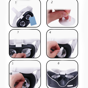 <span class=keywords><strong>Film</strong></span> de protection Kits d'objectifs HD pour lunettes <span class=keywords><strong>Oculus</strong></span> Quest2 Protecteur d'objectif VR anti-rayures <span class=keywords><strong>Film</strong></span> souple en TPU - Product Image 2