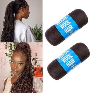 Peluca Africana <span class=keywords><strong>Trenzas</strong></span> <span class=keywords><strong>Hilo</strong></span> africano Bola Rastas Peluca Extensiones <span class=keywords><strong>de</strong></span> lana PELO <span class=keywords><strong>DE</strong></span> LANA <span class=keywords><strong>DE</strong></span> BRASIL - Product Image 5