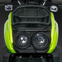 Scooter à essence 150cc tout-terrain homologué pour la route avec moteur automatique sans balais, robuste, pour le transport de marchandises