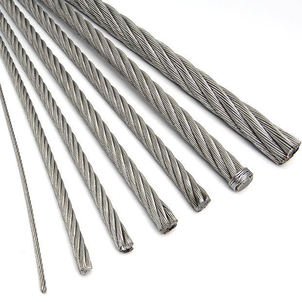 Stainless Steel A2 304 Wire Rope Cable – 1mm To 20mm, 7x19 Construction, Modern Balustrade Rigging