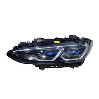 Pour les BMW Série 4 G22 G26 G80 G82 420i 425i 430i M440i M3 M4 2020-2023, phares laser de voiture, feux de jour jaunes