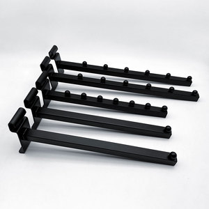 [Msmx] siêu thị phần cứng Chrome kim loại lưới hiển thị móc nhựa Thác quần áo treo khung cho bán lẻ slatwall dây - Product Image 5