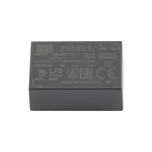Mean Well <span class=keywords><strong>IRM</strong></span>-03-5S 3W 220V à 5V SMPS AC DC Abaisseur Module D'alimentation 5V - Product Image 2