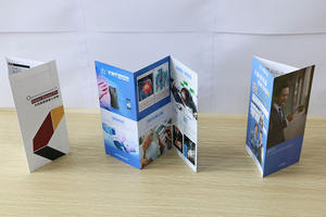 Volantini Pubblicitari Promozionali, Brochure Piccole, Volantini Pieghevoli a Tre Ante, Stampa di Flyer per Esposizione - Product Image 3