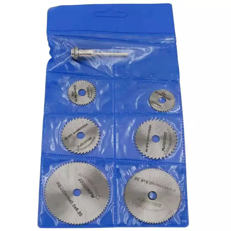 6pcs HSS Saw Disc Mini Tungsten Carbide Tipped Wheel Cutting Blades Electric Grinder Accessories