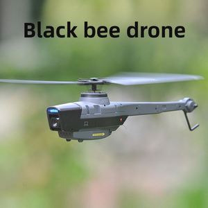 Drone <span class=keywords><strong>hélicoptère</strong></span> miniature Black Hornet avec caméra Wifi 1080P, modèle de chasseur à réaction RC C128, prêt à voler - Product Image 3