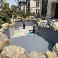 Revêtement imperméable en polymère, durable, résistant à l'immersion à l'eau sur le long terme, matériaux écologiques