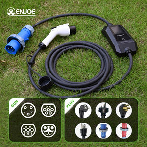 Enjoe Factory 6-16A 3.5kw 11kW Ajustable 7kw AC Cargador de coche eléctrico Hogar Cargador portátil EV Tipo 2 Tipo 1 Salida 32A Nuevo - Product Image 5