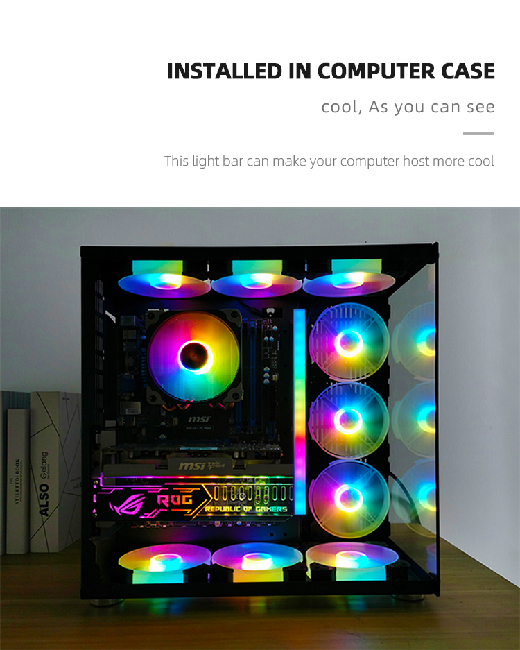 Bande lumineuse LED Double face AR30 adressable, en alliage d'aluminium, 5V, éclairage magnétique, nouvelle collection,