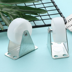 ล้อเฟอร์นิเจอร์ Minghaoge ขนาด 35 มม. สีขาว PP แบบแข็ง ล้อเงียบ สำหรับใช้กับลิ้นชัก - Product Image 2