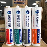 Scellant acrylique A100 blanc de 300 ml, adhésif longue durée, silicone acrylique neutre pour le bois
