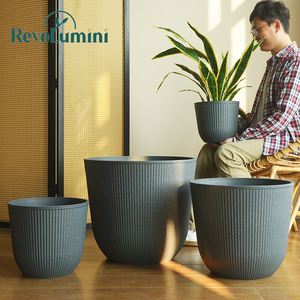 Usine En Gros Grand Extérieur et Intérieur Jardin Bonsaï Pots Rond En <span class=keywords><strong>Plastique</strong></span> Jardinières pour La Décoration De La Maison - Product Image 2