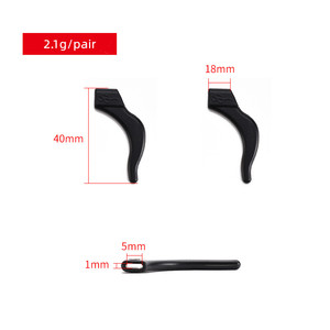 Support antidérapant confortable en silicone pour <span class=keywords><strong>lunettes</strong></span>, crochet d'oreille, embout <span class=keywords><strong>de</strong></span> monture <span class=keywords><strong>de</strong></span> <span class=keywords><strong>lunettes</strong></span> - Product Image 6