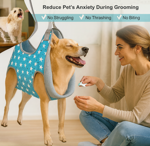 Personnalisé Kawaii bricolage animal de compagnie cintre coupe ongles cheveux toilettage hamac accrocher fronde harnais personnalisé chat chien fronde pour la coupe - Product Image 5