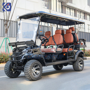 Voiturette de golf électrique 6 places pour la plage, batterie lithium 72V, tout-terrain surélevée, panneau solaire, idéale pour les excursions en extérieur - Product Image 6