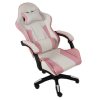 Fauteuil de bureau gaming en cuir véritable, pivotant, avec dossier réglable en hauteur, prix abordable, pour l'e-sport