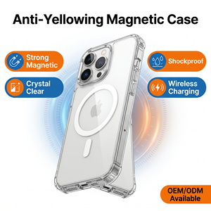 Funda Magnética Ultra Transparente para iPhone 17 Pro Max, Carcasa Transparente Antiamarilleo y Antigolpes con Carga Inalámbrica - Product Image 3